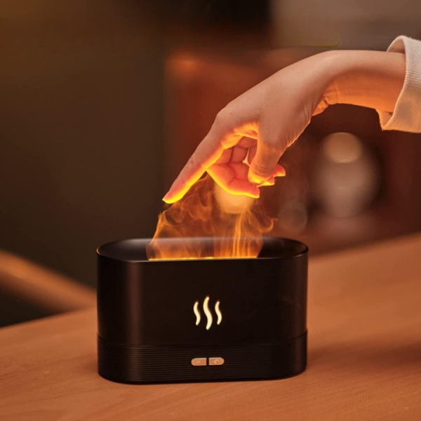 Flame Air Diffuser, Humidifier, Portable-noiseless