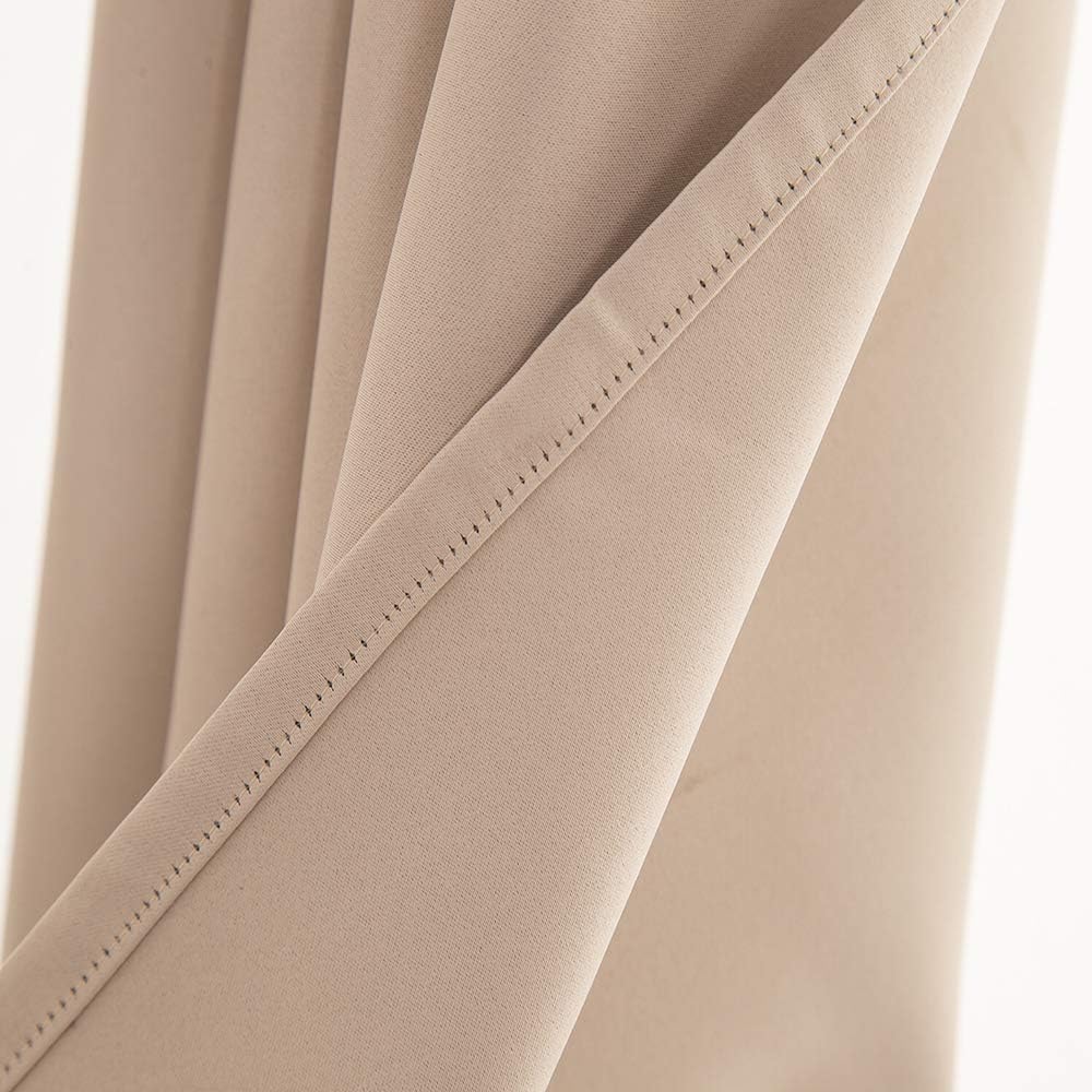 Set of 2 Curtains Eyelet Curtain Set