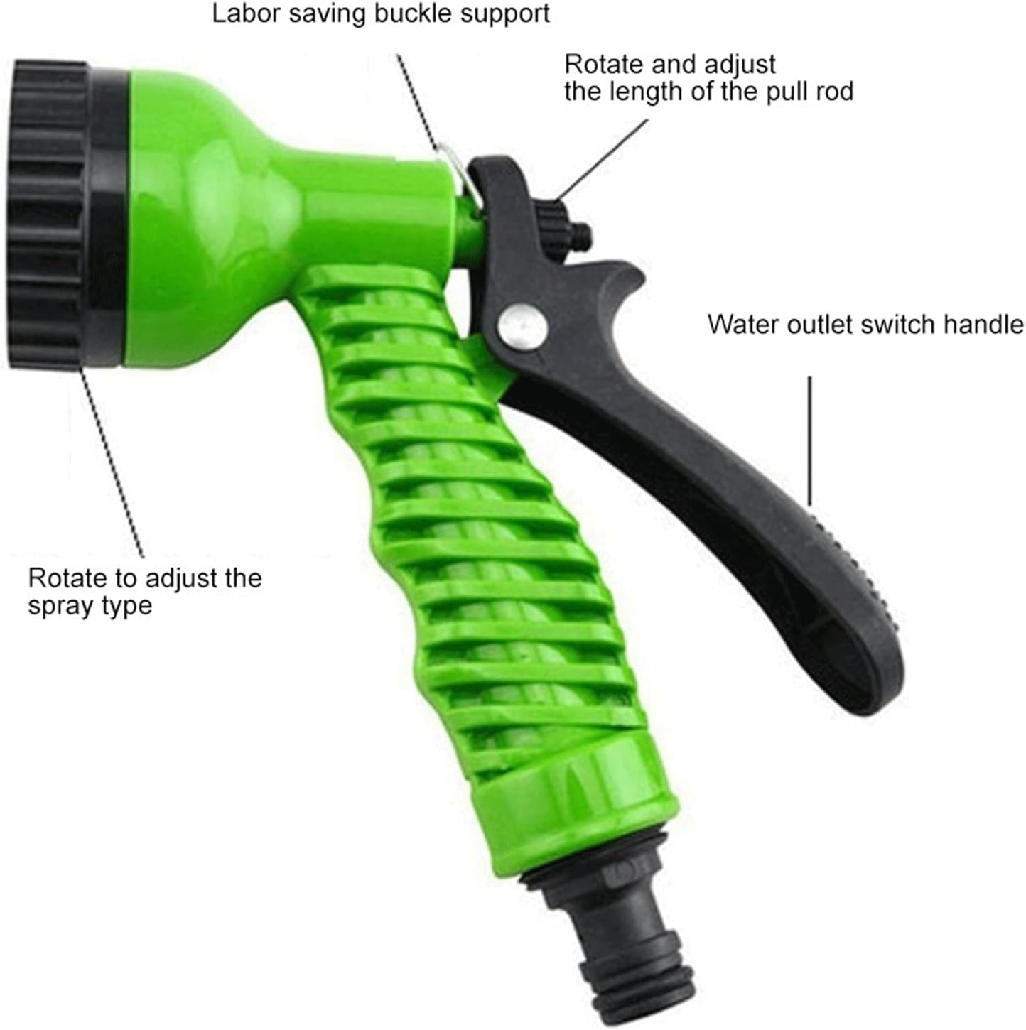 Air Compressor Hose Garden Watering Expandable Flexible Hose Flexible Hose With Spray Gun