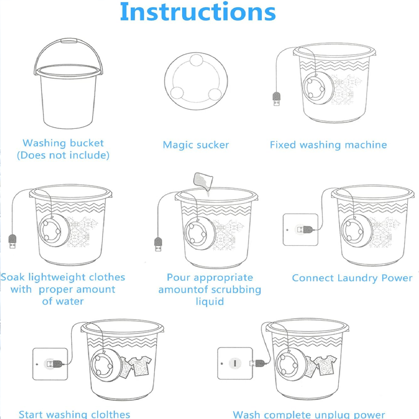 Usb Travel Washer Washing