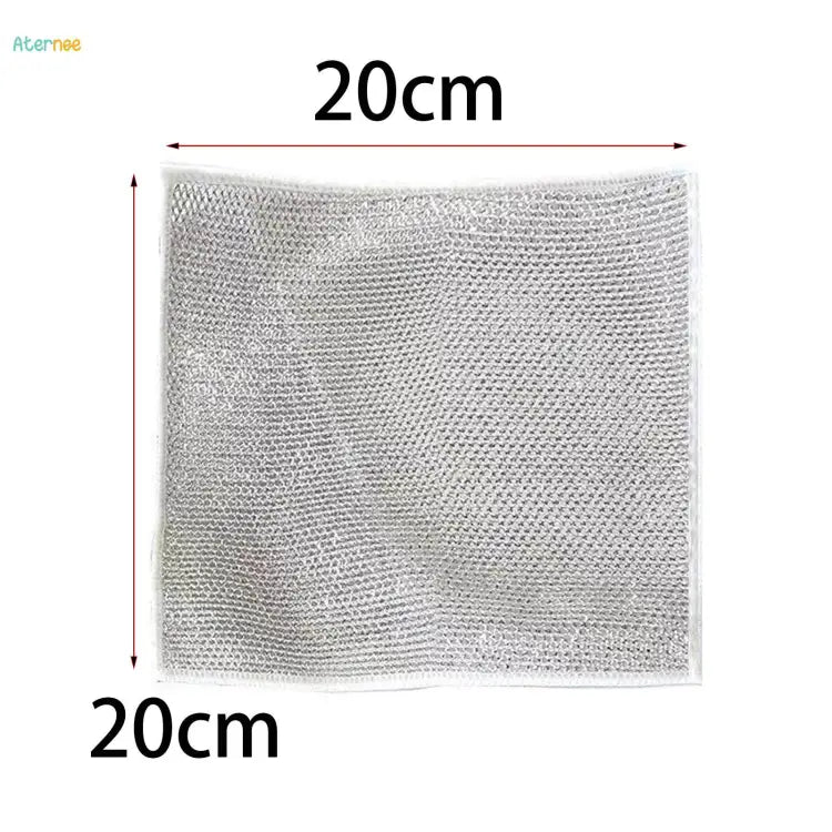 5 pcs 10 pcs High-Quality Silver Dishwasher Wire Cleaning Cloth - Durable, Heavy-Duty, Scratch-Free Scrubber for Pots,