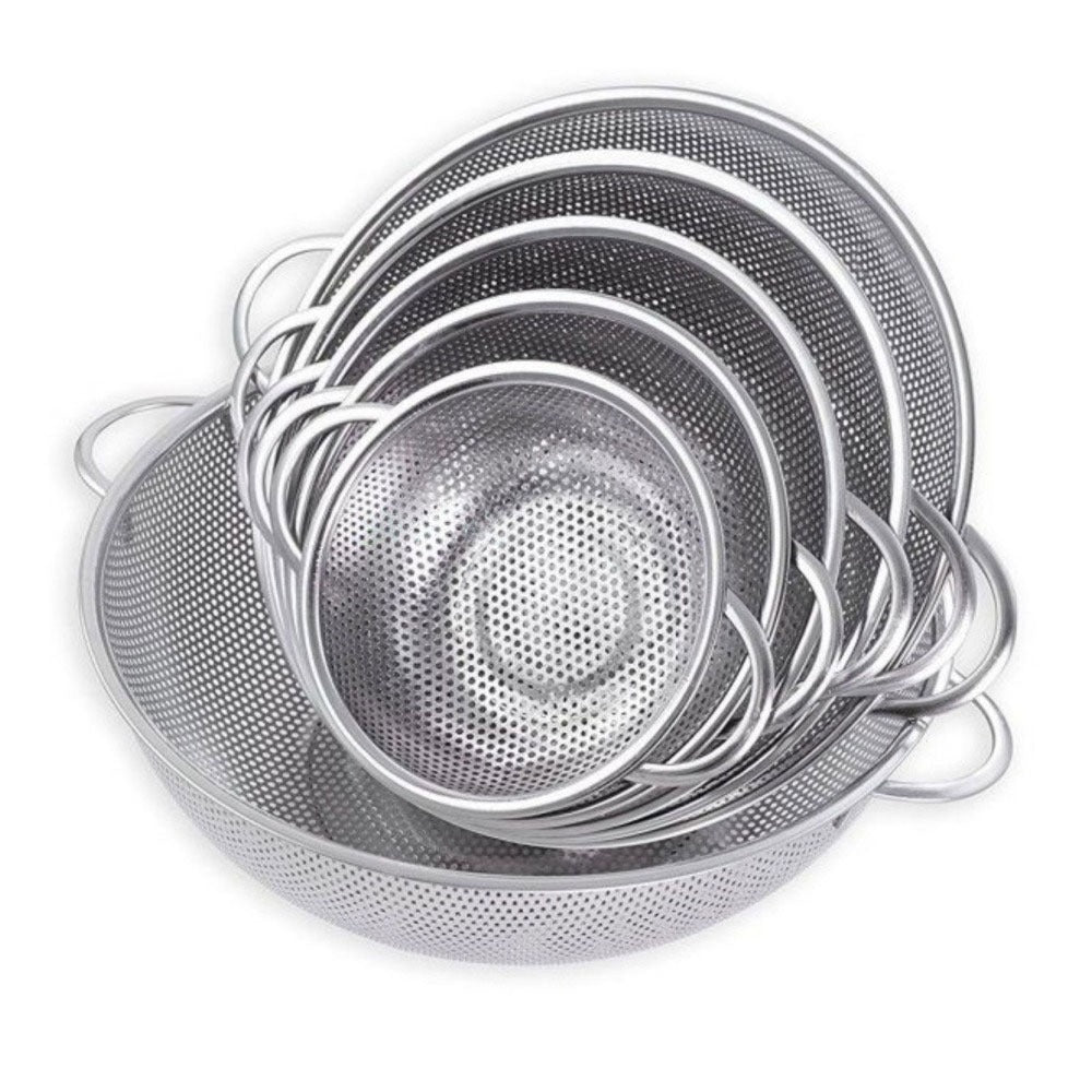 Vegetable Stainless Steel Strainer 6Pcs Set.