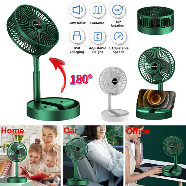 Portable Telescopic Folding Fan