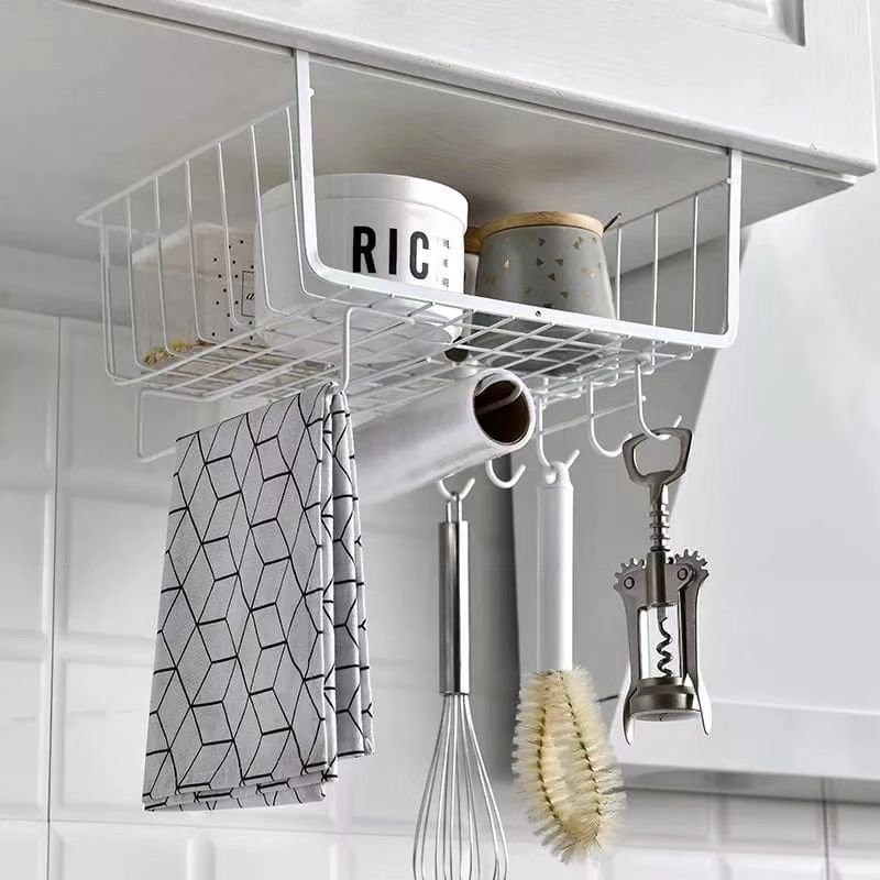 3-in-1 Metallic Under-the-Shelves Organizers