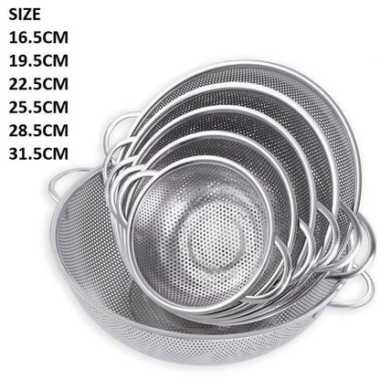 Vegetable Stainless Steel Strainer 6Pcs Set.
