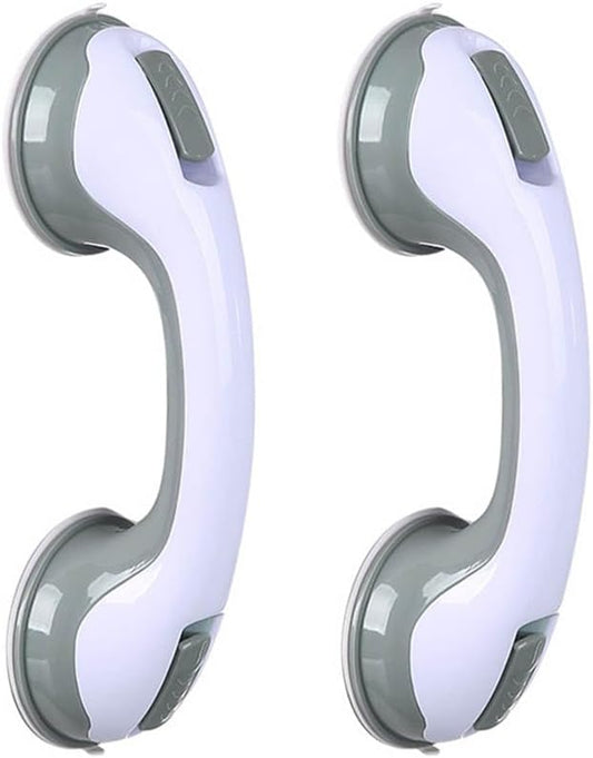 Grab Bars for Shower, 12 Inch Shower Handle Strong Suction Shower Grab Bar for Shower Chair Stool, Bathtub Rails for Seniors, Elderly, Handicap