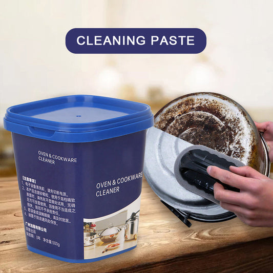 Oven & Cookware Korean Cleaner Stainless Steel Cleaning Paste Multi-Purpose Cleaner&Polish Cleaning Gel for Removing Rust 500 gram weight