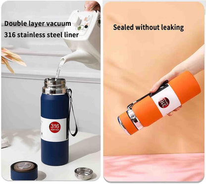 Water Bottle  Stainless Steel Thermos Cup Large Capacity Ton Pot Good-looking