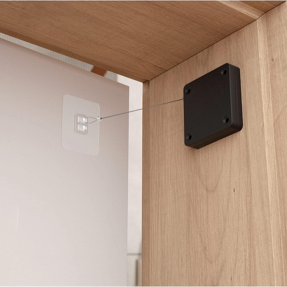 Nicoone Automatic Sensor Door Closer, Impact-Free Automatic Door Closer, Automatic Sensor Door Closer for the Home Office of All Doors