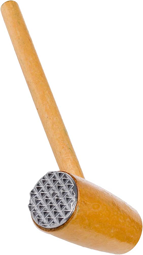 New Wood Double Sides Stainless Steel Steak Pounder Meat Pounder Steak Hammer Cooking Tools