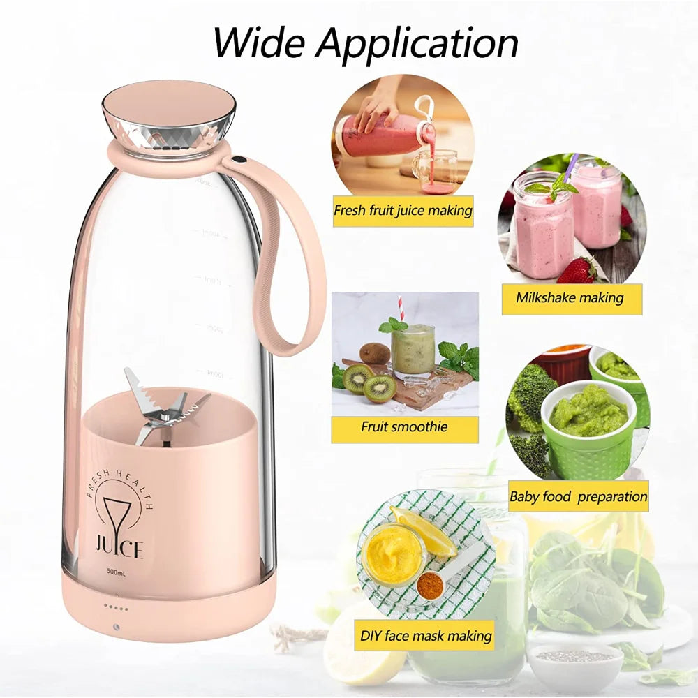 Portable Electric Juicer Blender 350ML