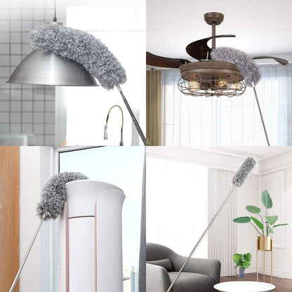 Ceiling Fan Cleaner Duster, UIMO Long Extendable Duster for High Ceilings,