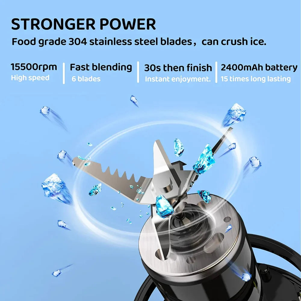 Portable Electric Juicer Blender 350ML