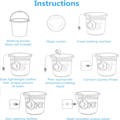 Usb Travel Washer Washing