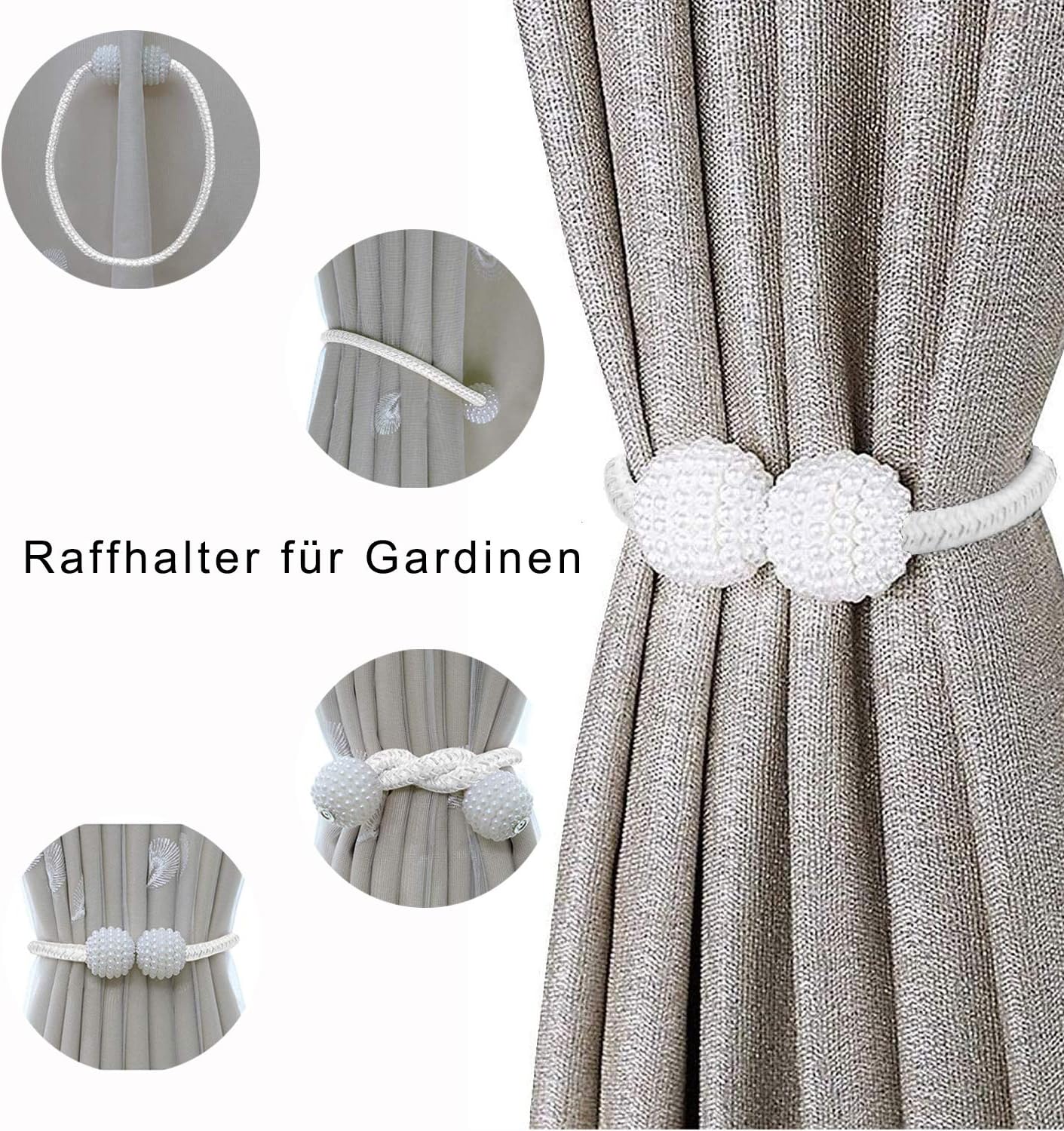 Set of 2 Curtains Eyelet Curtain Set