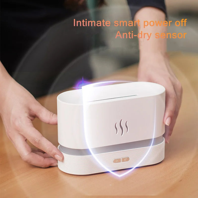 Flame Air Diffuser, Humidifier, Portable-noiseless