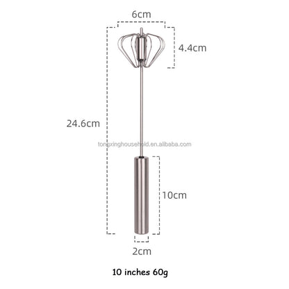 Metal Wires 10 inch Rotary Egg Beater 12 inch Manual Pressed Metal Egg .