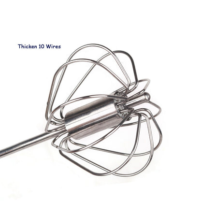 Metal Wires 10 inch Rotary Egg Beater 12 inch Manual Pressed Metal Egg .