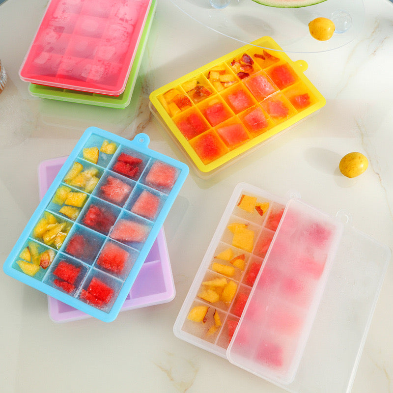 Reusable Sphere Ice Cube Tray Custom Whisky Ice Ball Maker Mold Square Silicone Ice Mould