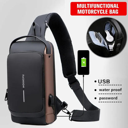 Men Anti Theft Chest Bag Shoulder