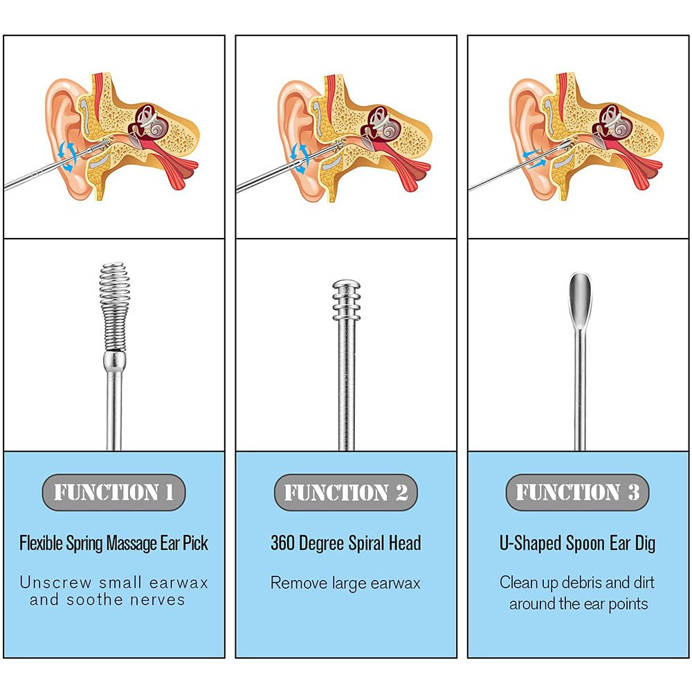 6 PCS Ear Wax Removal Kit - (BUY 1 GET 1 FREE) - Velenza