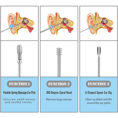 6 PCS Ear Wax Removal Kit - (BUY 1 GET 1 FREE) - Velenza