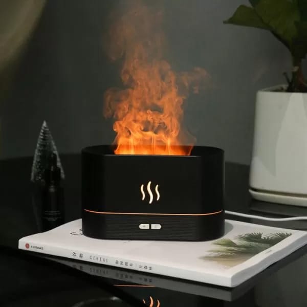 Flame Air Diffuser, Humidifier, Portable-noiseless