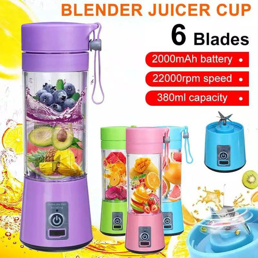 Usb Chargeable Juicer Blender - 6 Blades