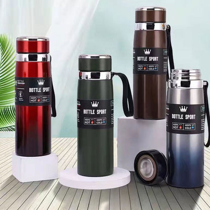Travel bottle Stainless steel water bottle 1000 ml / thermos bottle for cold water / thermos bottle for hot water