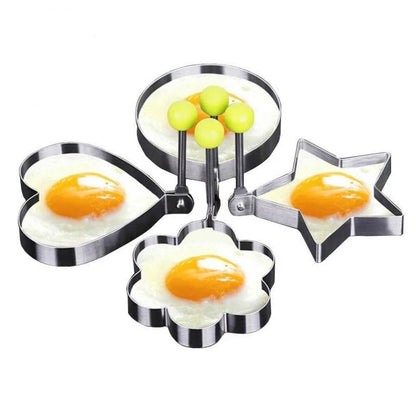 Stainless Steel Egg Pancake Mold Egg Cooking Ring Circle Creative Decoration Kitchen Accessories