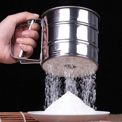 Durable Food Grade Rust Resistant Flour Strainer Sifter Multi Funational