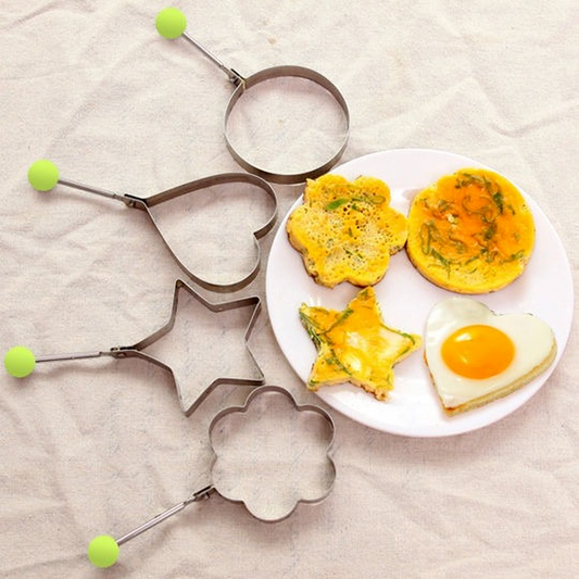 Stainless Steel Egg Pancake Mold Egg Cooking Ring Circle Creative Decoration Kitchen Accessories