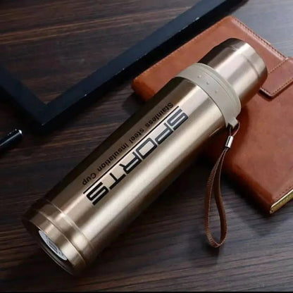 Sports Water Bottle, Vacuum bottle for Gym, Jogging, School, etc. Classic Design Unisex.