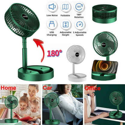 Portable Telescopic Folding Fan
